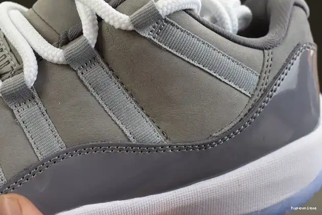 HYPE Low 528895-003 Air 11 Jordan Cool Grey 0613